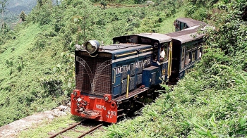 Винтажный поезд в Индии